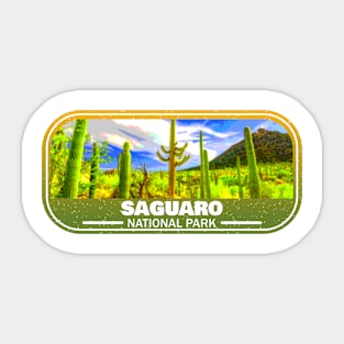 Saguaro National Park, America Sticker